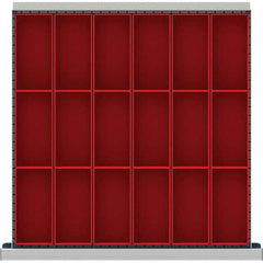 LISTA - 18-Compartment Drawer Divider Layout for 3.15" High Drawers - Makers Industrial Supply