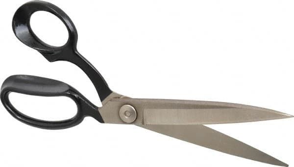 Wiss - 5" LOC, 10-3/8" OAL Bent Upholstery, Carpet, & Fabric Shears - Offset Handle, For Carpet, Composite Materials, Synthetic Fibers - Makers Industrial Supply