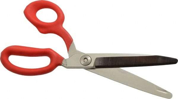 Wiss - 5" LOC, 10-3/8" OAL High Leverage Industrial Shears - Offset Handle, For Carpet, Composite Materials, Synthetic Fibers - Makers Industrial Supply