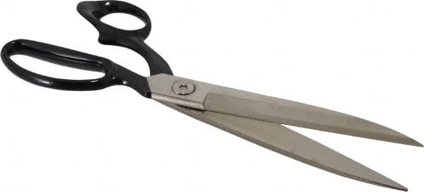 Wiss - 6" LOC, 12-1/2" OAL Bent Upholstery, Carpet, & Fabric Shears - Offset Handle, For Carpet, Composite Materials, Synthetic Fibers - Makers Industrial Supply