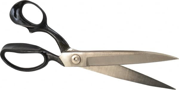 Wiss - 6" LOC, 12-1/2" OAL Inlaid Heavy Duty Shears - Offset Handle, For Composite Materials, Fabrics, Upholstery - Makers Industrial Supply