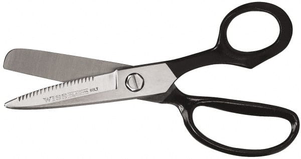 Wiss - 4-3/4" LOC, 8-1/2" OAL Nickel Plated Leather and Belt Shears - Makers Industrial Supply