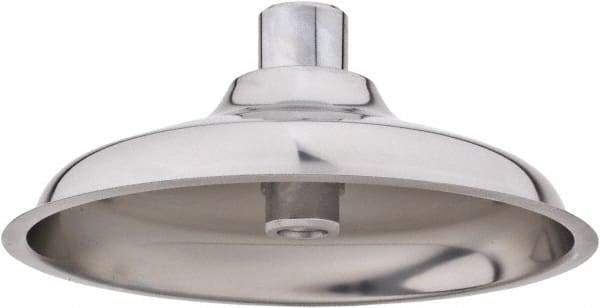 Haws - 1" Inlet, 10-5/8" Long x 10-5/8" Wide x 4-9/16" High x 3/32" Thick, Stainless Steel Plumbed Wash Station Showerhead - Compatible with Emergency Showers, Combination Drench Shower & Eye/Face Wash Stations - Makers Industrial Supply