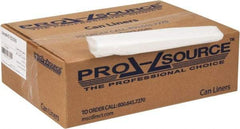 PRO-SOURCE - 1.5 mil Thick, Heavy-Duty Trash Bags - 40" Wide x 46" High, Clear - Makers Industrial Supply