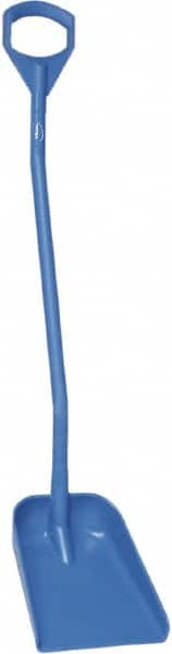 Vikan - 13-1/4" High Square Plastic Shovel - 39-7/8" Long D-Grip Handle - Makers Industrial Supply