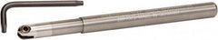 Kennametal - 3/8" Cut Diam, 3/8" Max Depth of Cut, 3/8" Shank Diam, 120.14mm OAL, Indexable Ball Nose End Mill - 33.26mm Head Length, Straight Shank, KDMB Toolholder, KDMB 0750.. Insert - Makers Industrial Supply