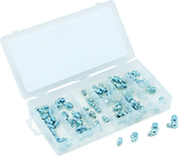 70 Pc. Grease Fitting Assortment - Contains: straight; 45 degree and 90 degree - Makers Industrial Supply
