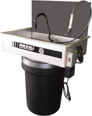 Build-All - Drum Mount Water-Based Parts Washer - 25 Gal Max Operating Capacity, 304 Stainless Steel Tank, 115 Input Volts - Makers Industrial Supply