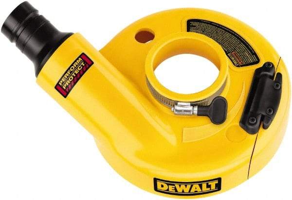 DeWALT - 7" Diam Grinder Dust Shroud - For Use with Dewalt Large Angle Grinders - Makers Industrial Supply