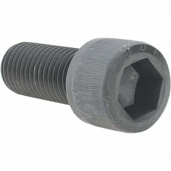 Value Collection - 7/8-9 UNC Hex Socket Drive, Socket Cap Screw - Alloy Steel, Black Oxide Finish, Fully Threaded, 2" Length Under Head - Makers Industrial Supply