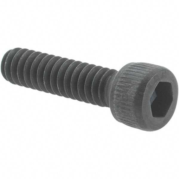 Value Collection - #10-24 UNC Hex Socket Drive, Socket Cap Screw - Alloy Steel, Black Oxide Finish, Fully Threaded, 3/4" Length Under Head - Makers Industrial Supply