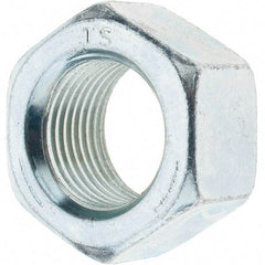 Value Collection - 3/4-16 UNF Steel Right Hand Hex Nut - 1-1/8" Across Flats, 0.6406" High, Zinc-Plated Finish - Makers Industrial Supply