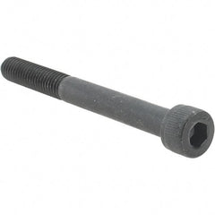 Value Collection - M8x1.25 Metric Coarse Hex Socket Drive, Socket Cap Screw - Grade 12.9 Alloy Steel, Black Oxide Finish, Partially Threaded, 75mm Length Under Head - Makers Industrial Supply