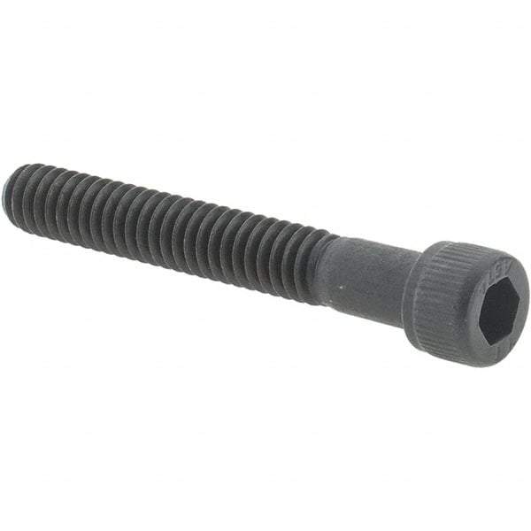 Value Collection - 1/4-20 UNC Hex Socket Drive, Socket Cap Screw - Alloy Steel, Black Oxide Finish, Partially Threaded, 1-3/4" Length Under Head - Makers Industrial Supply