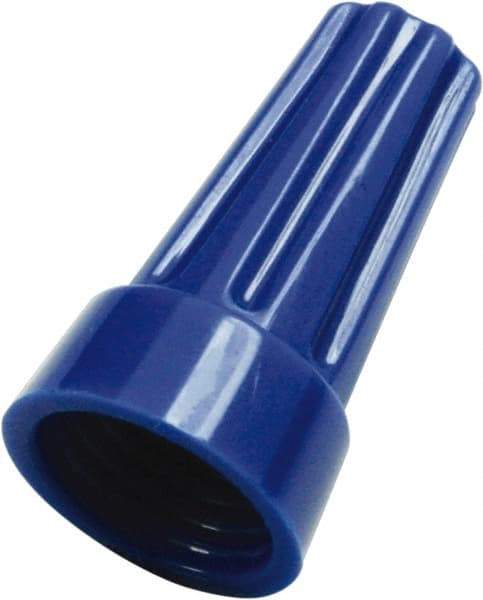 Value Collection - 22 to 14 AWG, Twist on Wire Connector - Blue - Makers Industrial Supply