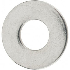 Value Collection - 1/4" Screw, Grade 18-8 Stainless Steel Flat Washer - 0.312" ID x 0.734" OD, 0.065" Thick - Makers Industrial Supply