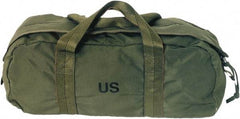 Ability One - 2 Pocket Olive Drab Canvas Tool Bag - 6" Wide x 19-1/2" Deep x 8-1/2" High - Makers Industrial Supply