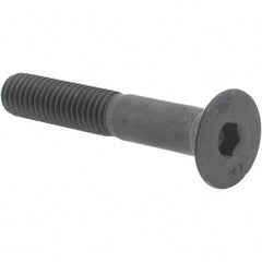 Value Collection - M8x1.25 Metric Coarse Hex Socket Drive, 90° Flat Screw - Grade 12.9 Alloy Steel, Black Oxide Finish, Partially Threaded, 50mm OAL - Makers Industrial Supply