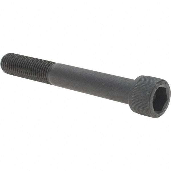 Value Collection - M16x2.00 Metric Coarse Hex Socket Drive, Socket Cap Screw - Grade 12.9 Alloy Steel, Black Oxide Finish, Partially Threaded, 120mm Length Under Head - Makers Industrial Supply