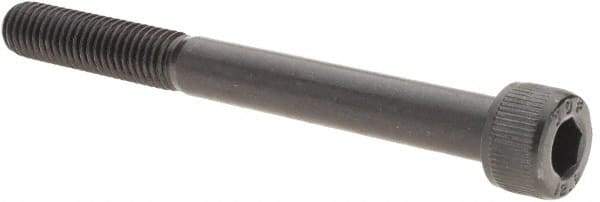 Value Collection - M8x1.25 Metric Coarse Hex Socket Drive, Socket Cap Screw - Grade 12.9 Alloy Steel, Black Oxide Finish, Partially Threaded, 80mm Length Under Head - Makers Industrial Supply