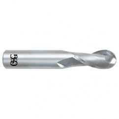 7/32" Dia. - 2-1/2" OAL - Bright CBD - Ball End SE EM - 2 FL - Makers Industrial Supply