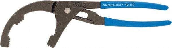 Channellock - 9" Long Oil Filter Pliers - For Use with Filters from 1-3/4 to 3-1/2" - Makers Industrial Supply