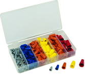 158 Pc. Wire Nut Assortment - Flame-Retardant Polypropylene Shell - Makers Industrial Supply
