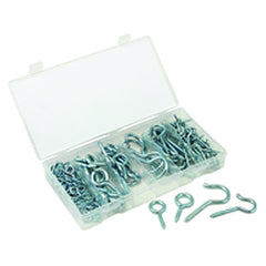 151 Pieces Hook & Eye Screw Assortment - - Eye Screws and hook screws - Makers Industrial Supply