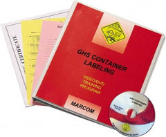 Marcom - GHS Container Labeling, Multimedia Training Kit - 12 Minute Run Time DVD, 1 Course, English - Makers Industrial Supply