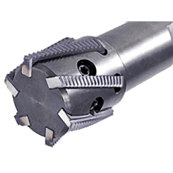 Iscar - 1.26" Cut Diam, 2.36" Max Depth of Cut, 1-1/4" Shank Diam, Internal/External Indexable Thread Mill - Insert Style MTH-BSPT, MTH-F, MTH-ISO, MTH-NPT, MTH-UN, MTH-W, 1.26" Insert Size, 5 Inserts, Toolholder Style MTSRH, 5" OAL - Makers Industrial Supply