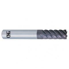 3mm x 6mm x 8mm x 60mm 6Fl 0.5mm C/R Carbide End Mill - WXS - Makers Industrial Supply