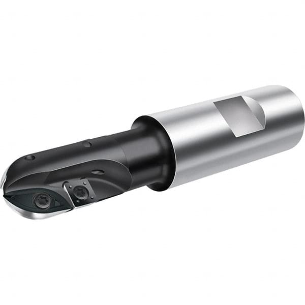 Walter - 25mm Cut Diam, 32mm Max Depth of Cut, 25mm Shank Diam, 130mm OAL, Indexable Ball Nose End Mill - 12,800 Max RPM - Makers Industrial Supply