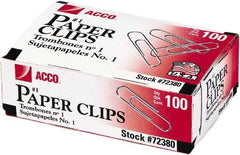 ACCO - 1-3/8" Wide Paper Fastener - Silver - Makers Industrial Supply