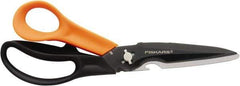 Fiskars - 4-1/2" LOC, 9" OAL Scissors - Dual Composite Handle, For General Purpose Use - Makers Industrial Supply