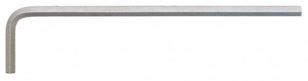 Paramount - 9/64" Hex, Long Arm, Hex Key - 3-15/16" OAL, Steel, Inch System of Measurement - Makers Industrial Supply