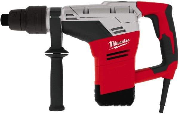 Milwaukee Tool - 120 Volt 1-9/16" Spline Chuck Electric Rotary Hammer - 0 to 3,000 BPM, 0 to 450 RPM - Makers Industrial Supply