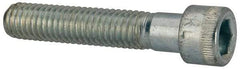 Made in USA - 3/8-16 UNC Hex Socket Drive, Socket Cap Screw - Alloy Steel, Zinc-Plated Finish, Partially Threaded, 2" Length Under Head - Makers Industrial Supply