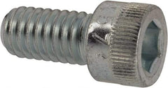 Made in USA - 5/16-18 UNC Hex Socket Drive, Socket Cap Screw - Alloy Steel, Zinc-Plated Finish, Fully Threaded, 5/8" Length Under Head - Makers Industrial Supply