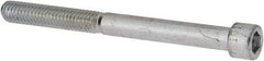 Made in USA - 5/16-18 UNC Hex Socket Drive, Socket Cap Screw - Alloy Steel, Zinc-Plated Finish, Partially Threaded, 3-1/2" Length Under Head - Makers Industrial Supply