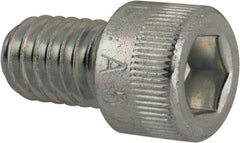 Made in USA - 5/16-18 UNC Hex Socket Drive, Socket Cap Screw - Alloy Steel, Zinc-Plated Finish, Fully Threaded, 1/2" Length Under Head - Makers Industrial Supply