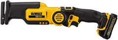 DeWALT - 12V, 0 to 2,700 SPM, Cordless Reciprocating Saw - 9/16" Stroke Length, Lithium-Ion Batteries Included - Makers Industrial Supply