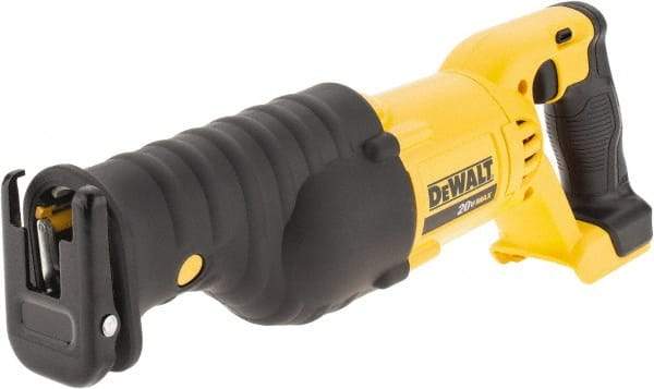 DeWALT - 20V, 0 to 3,000 SPM, Cordless Reciprocating Saw - 1-1/8" Stroke Length, Lithium-Ion Batteries Not Included - Makers Industrial Supply