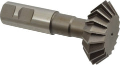 Keo - 2-1/4° 2-1/4" Cut Diam, 3/4" Cut Width, 7/8" Shank, High Speed Steel Double-Angle Cutter - Makers Industrial Supply