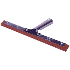 14″ Window Squeegee, Metal Frame, Soft Rubber Blade - Makers Industrial Supply