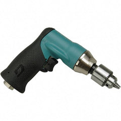 Dynabrade - 1/4" Keyed Chuck - Pistol Grip Handle, 5,500 RPM, 0.4 hp, 90 psi - Makers Industrial Supply