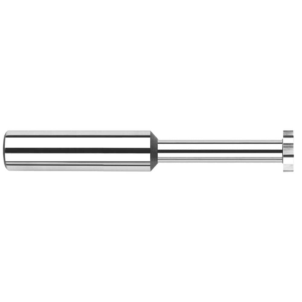 Harvey Tool - 5/16" Cut Diam, 1mm Cut Width, 5/16" Shank, Straight-Tooth Woodruff Keyseat Cutter - Exact Industrial Supply