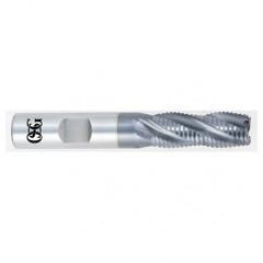 1/2 x 1/2 x 1/2 x 2-1/2 3 Fl HSS-CO Roughing Non-Center Cutting End Mill -  TiALN - Makers Industrial Supply