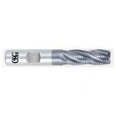 5/8 x 5/8 x 2-1/2 x 4-5/8 4 Fl HSS-CO Roughing Non-Center Cutting End Mill -  TiCN - Makers Industrial Supply