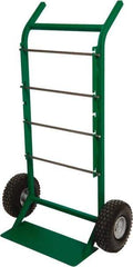 Greenlee - 200 Lb Capacity 48" OAH Hand Truck - Steel Handle, Steel, Solid Rubber Tread with Solid Plastic Hub Wheels - Makers Industrial Supply