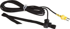 Cooper - -25 to 300°F, K Pipe Strap, Thermocouple Probe - 10 Ft. Cable Length, Mini Connector, 2 Sec Response Time - Makers Industrial Supply